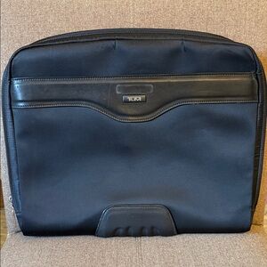 Tumi Black Nylon Laptop Portfolio Briefcase